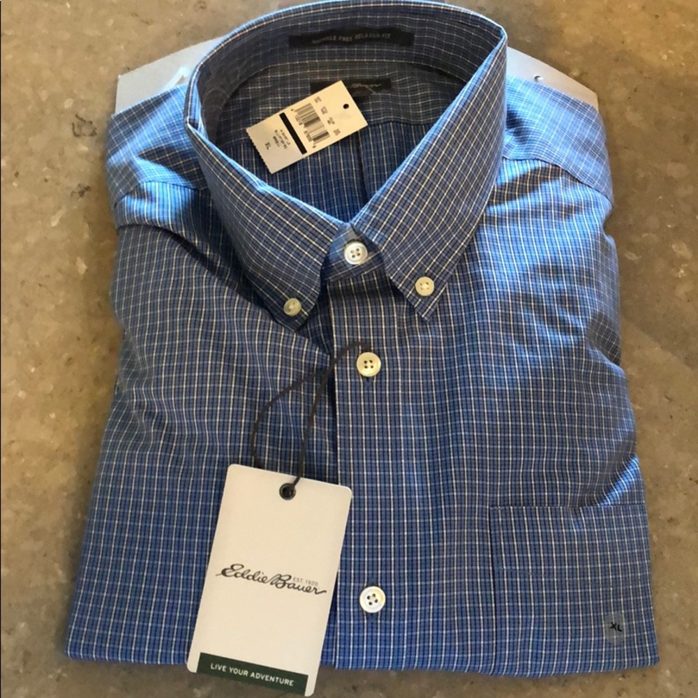 Tags Still On Eddie Bauer Button Down
